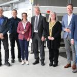 HEATHCOAT FABRICS installs BRÜCKNER finishing line The project team of BRÜCKNER and HEATHCOAT in BRÜCKNER’s Technology Center in Leonberg|HEATHCOAT FABRICS