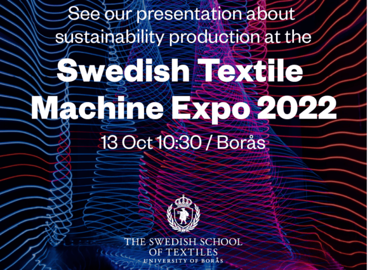 Coloreel to hold sustainable production talk at Swedish Textile Machine Expo 2022