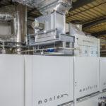 Monforts at ITME 2022 — Hall H1 Stand H1A1B2 The Monforts universal Energy Tower can result in an up to 30% reduction in the energy consumed by a line.