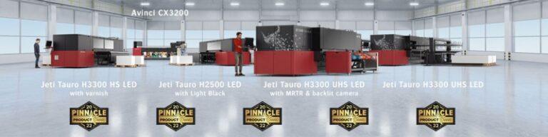 Agfa’s inkjet printing solutions conquer five Pinnacle Product Awards