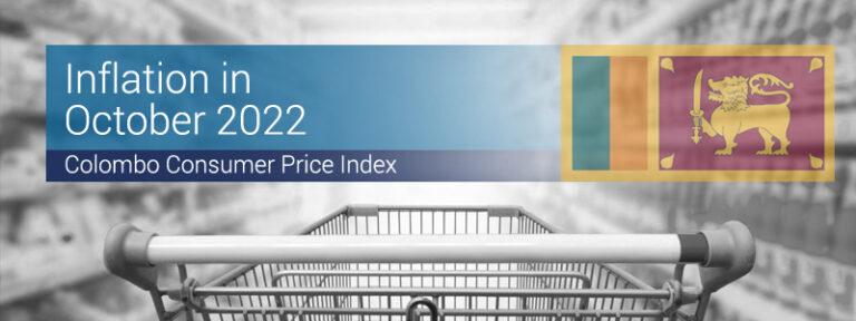 Srilanka’s CCPI based headline inflation recorded 66.0% in October 2022
