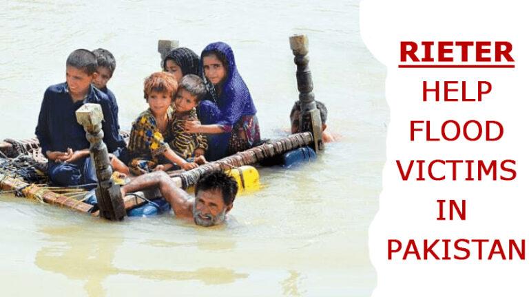 Rieter donates CHF 100000 to support flood victims in Pakistan