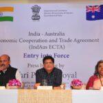 India Australia Economic and Cooperation Trade Agreement comes into force from today India Australia Economic and Cooperation Trade Agreement