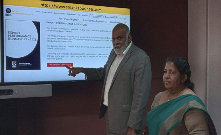 Sri Lanka EDB launches export performance indicators 2021