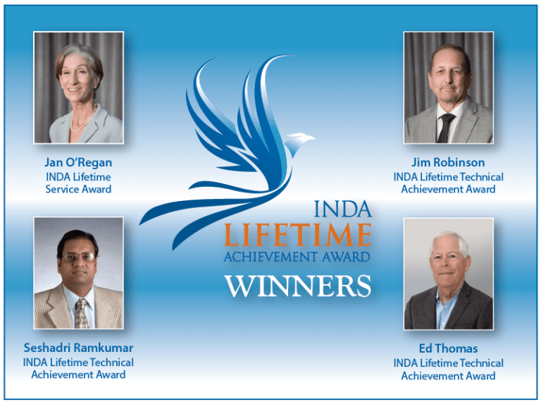 Four nonwoven industry professionals honored with INDA Lifetime Awards