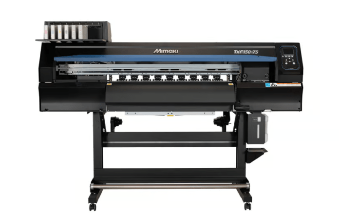 Ideal for creating premium, customised textile applications, Mimaki’s new TxF150-75 is their first DTF inkjet printer. Photo - Mimaki Europe