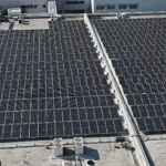 YKK achieves 100% renewable energy purchasing at 31 sites worldwide Solar power facilities installed at the Shanghai YKK Zipper Co., Ltd. Lin Gang (left) and Min Hang (below) plants. Photo - YKK Corporation