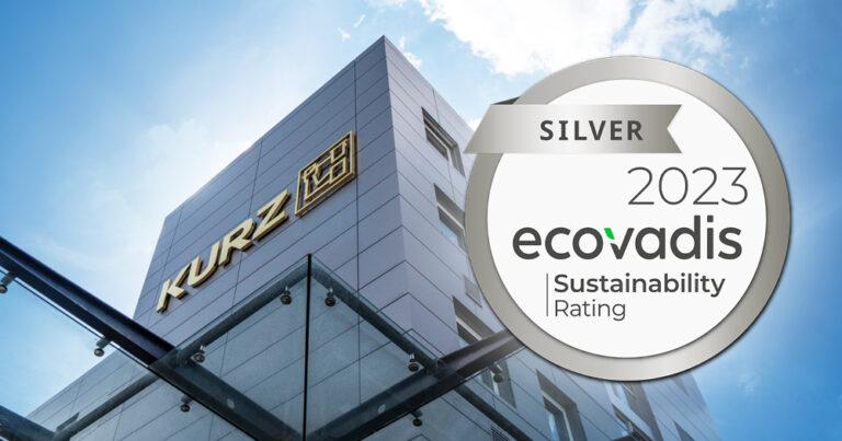 EcoVadis sustainability rating 2023: LEONHARD KURZ awarded silver medal