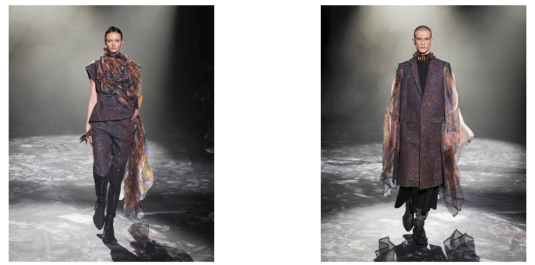 Epson and Designer Yuima Nakazato unveil the future of sustainable fashion at Paris Fashion Week.