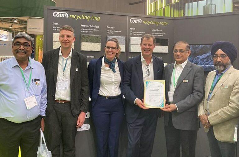 Grasim industries and Rieter celebrated their partnership at ITMA 2023