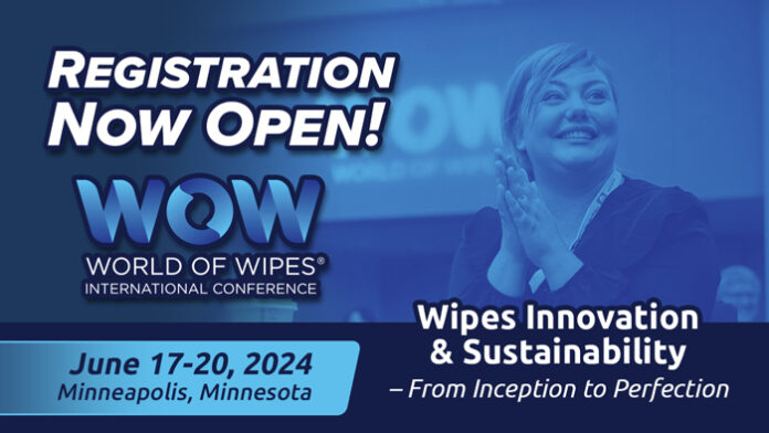 The World of Wipes International Conference 2024 Opens Registration