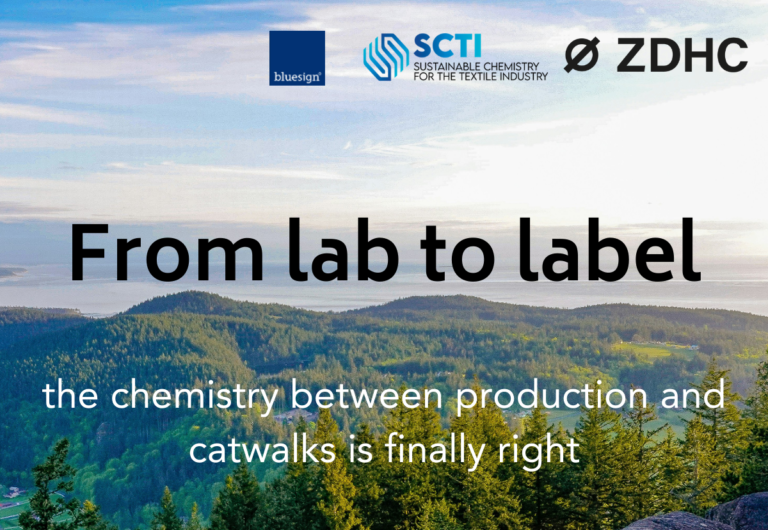 Bluesign and SCTI Donate SCI Methodology to ZDHC for Textile Sustainability