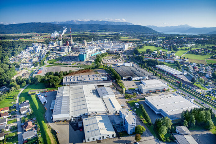 Luftaufnahme-Lenzing AG Lenzing