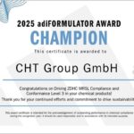 CHT Group recognized as champion by adidas CHT Group