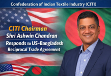 Textile sector reacts: CITI Chairman on US–Bangladesh reciprocal trade deal Shri Ashwin Chandran Chairman & Managing Director, CITI
