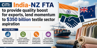 CITI: India-NZ FTA to provide quality boost for exports, lend momentum to $350 billion textile sector aspiration CITI