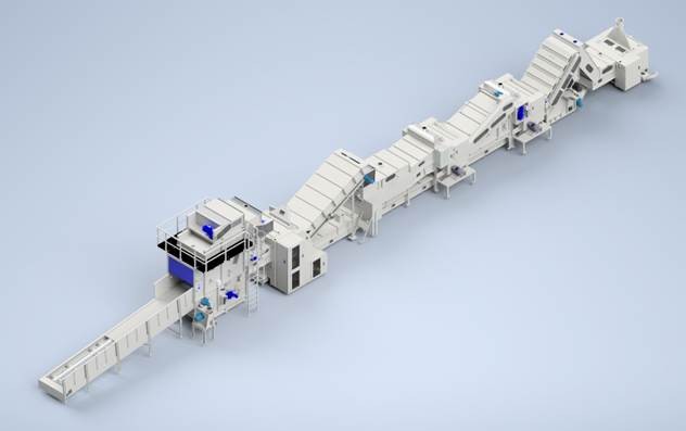 Exemplary Hemp Straw Processing Plant Temafa Maschinenfabrik