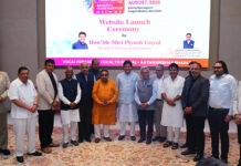 Ajmera Fashion Ltd. represents the Surat Textile Industry at Bhartiya Vyapar Mahotsav 2026 website launch Ajmera Fashion Ltd