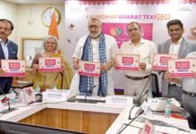 Union Minister of Textiles launches Bharat Tex 2026 Union Minister of Textiles launches Bharat Tex 2026