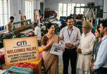 CITI warmly welcomes relief, says move to boost global competitiveness of Indian textile sector CITI