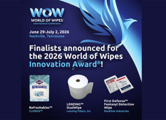 INDA: 2026 World of Wipes Innovation Award finalists revealed INDA