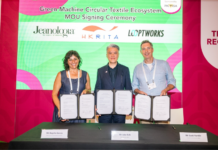 HKRITA signs MoU with Jeanologia and Looptworks to establish the green machine circular textile ecosystem, marking a breakthrough in scalable textile recycling HKRITA