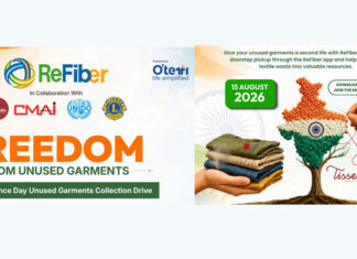 ReFiber calls for ‘Freedom from Unused Garments’ this Independence Day ReFiber