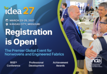 INDA opens registration for IDEA27, the Premier Global Event for nonwovens and engineered fabrics INDA